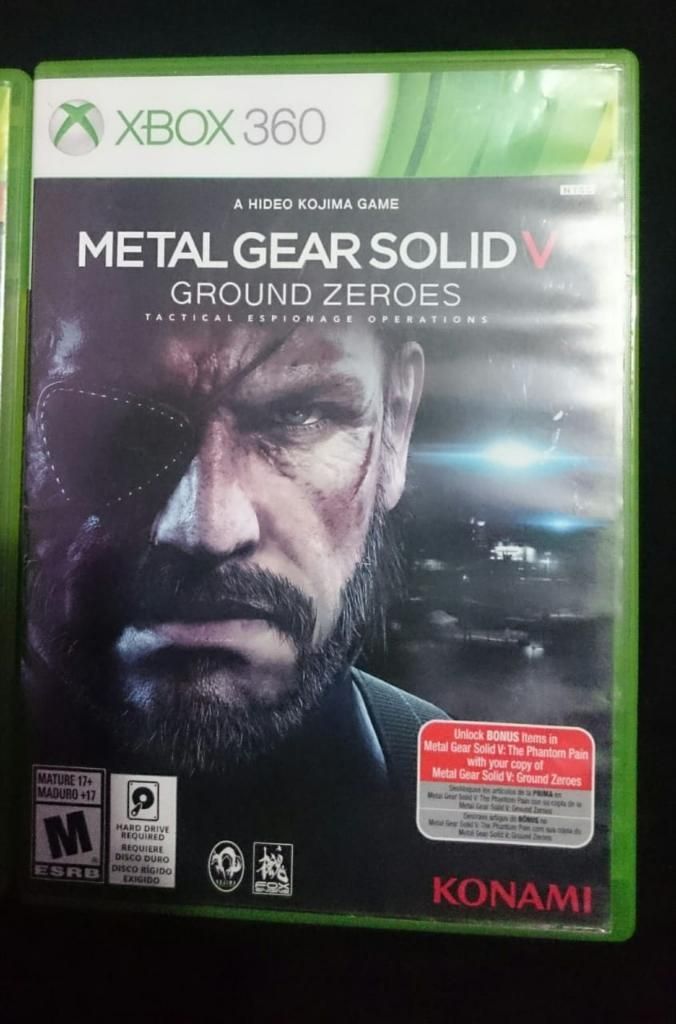 Metal Gear V: Ground Zeroes Xbox 360