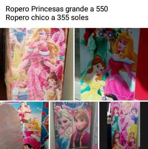 Ropero Princesas Frozen Traslado Agencia Gratis