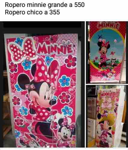 Roperos Minnie Bebes Niñas Grande Y Chico Envio A Provincia