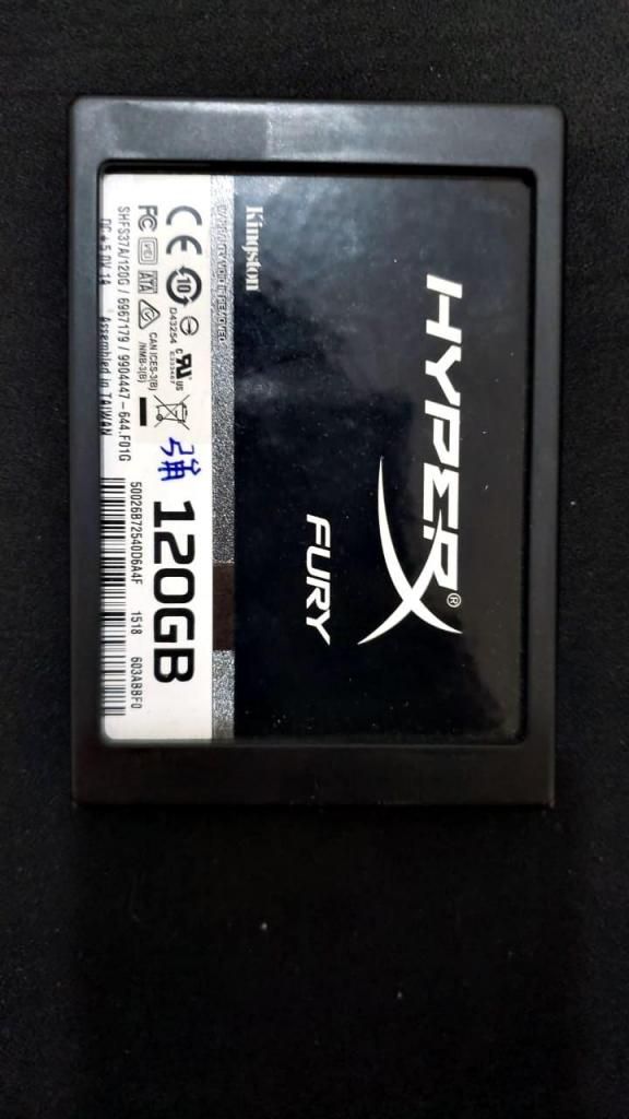 SDD Kingston HyperX Fury 120 GB
