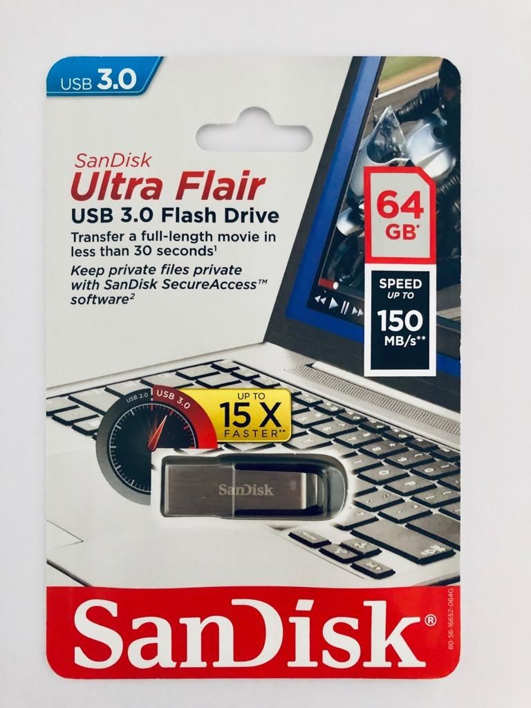 Usb Sandisk 64Gb 3.0