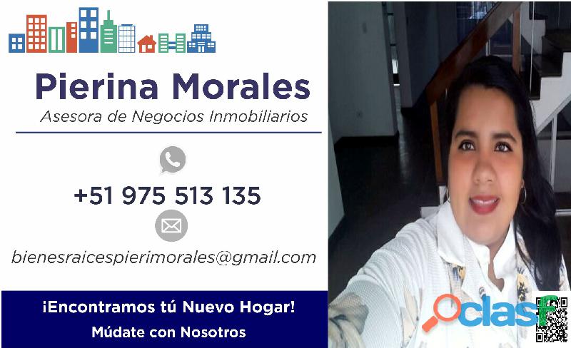 Pierina Morales Agente Inmobiliario Peru