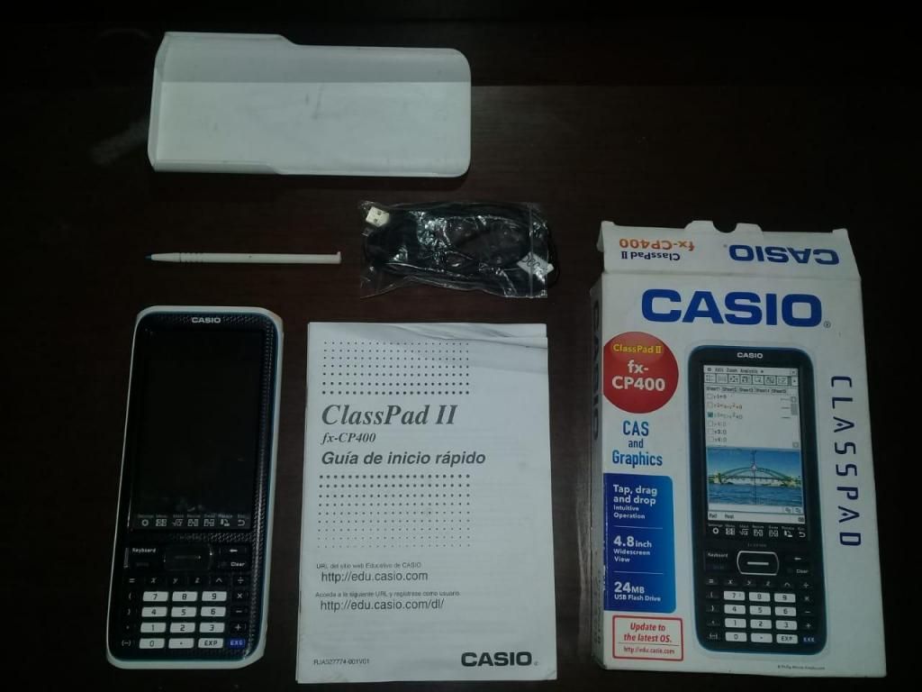Casio Classpad Ii Fx-cp400 Calculadora Gráfica A Color