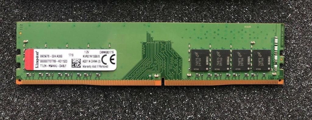 Memoria Ddr4 Kingston 8gb mhz