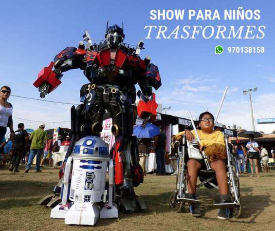 Show de transformes para niños en Lima
