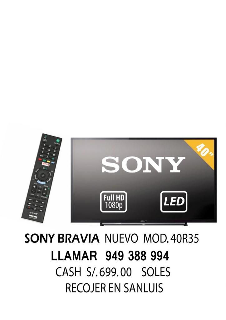 Sony Bravia 40 Full Hd Kdl-40r355c Tv Led