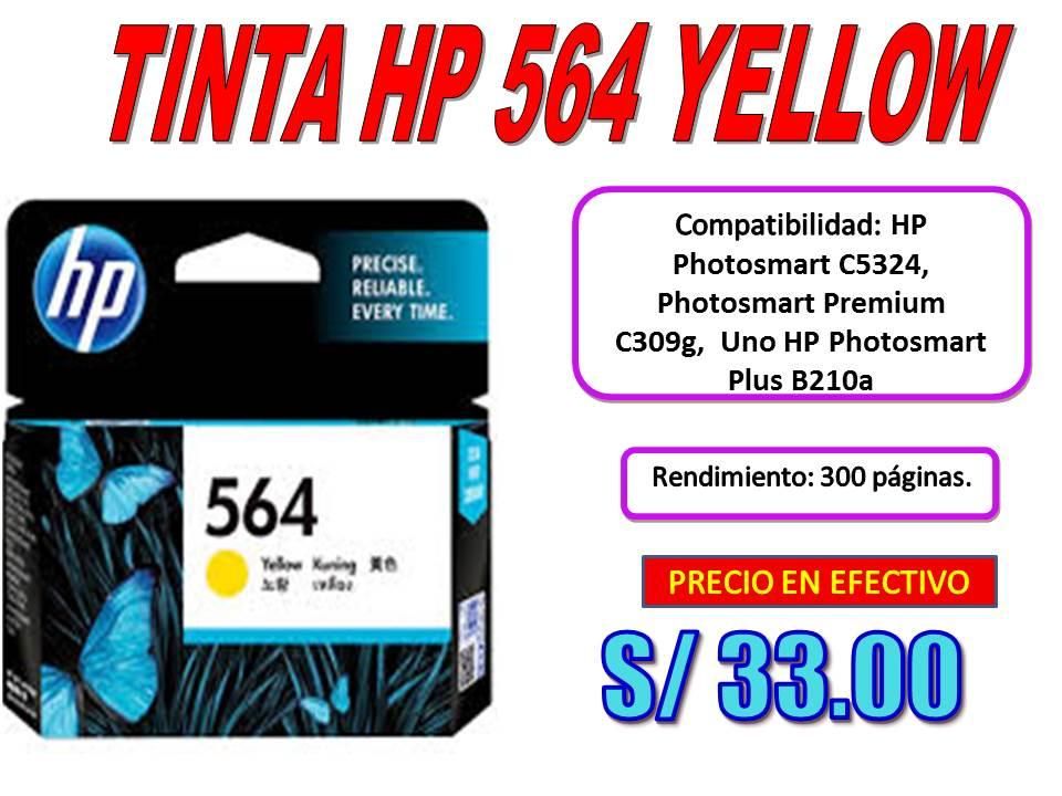 TINTA HP 564 YELLOW