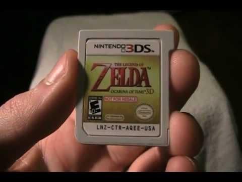 Zelda Ocarina Of Time 3d Cartucho