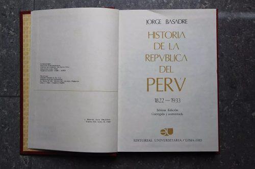 Colección De Historia De La República Basadre