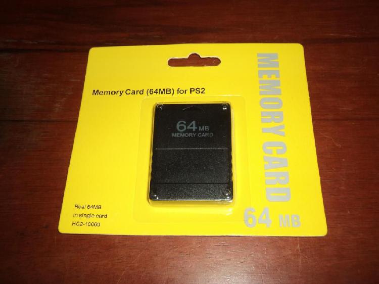 Memory Card 64 Mb Memoria Ps2 Play Station