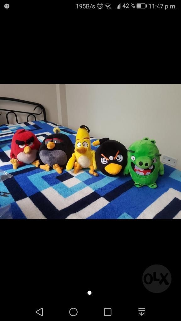 Peluches Angry Birds