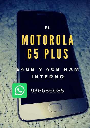 Vendo Motorola Moto G5 Plus Xt1687 64gb Y 4gb Ram Interno