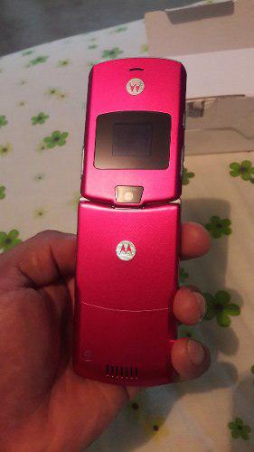 Vendo Motorola V3 Color Rosado Movistar