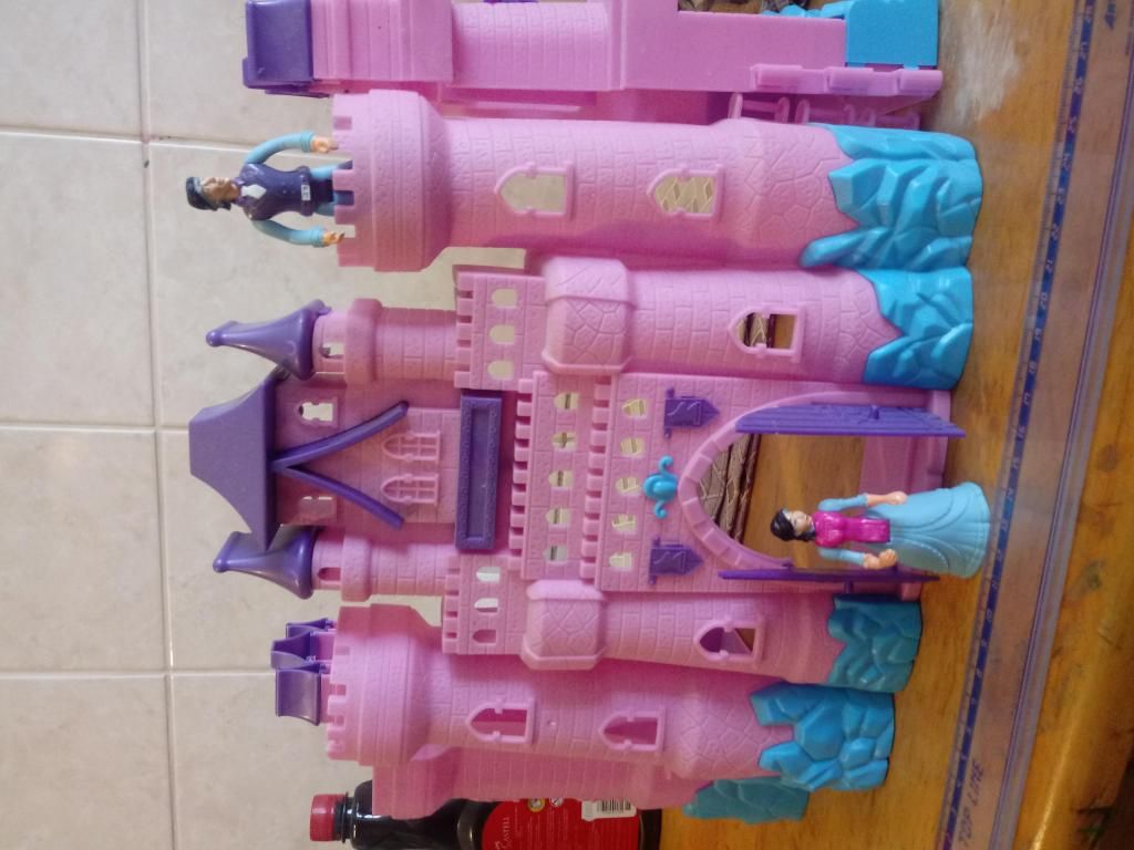 2 castillos de princesa plegables