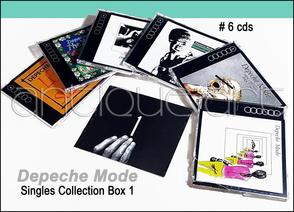 A64 6 Cd Depeche Mode Singles Collection Box New Wave