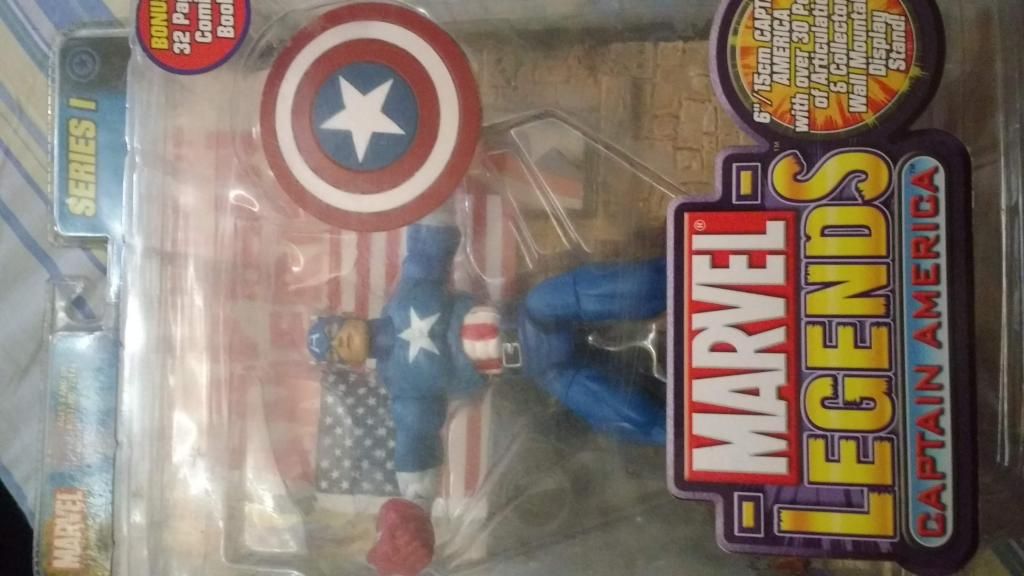 Capitán América toy biz figura nueva