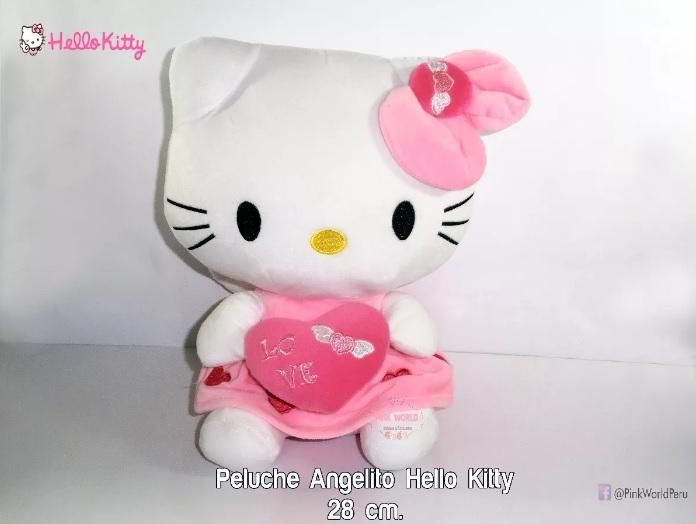 Peluche Hello Kitty Angel Rosado Bolsa Regalo