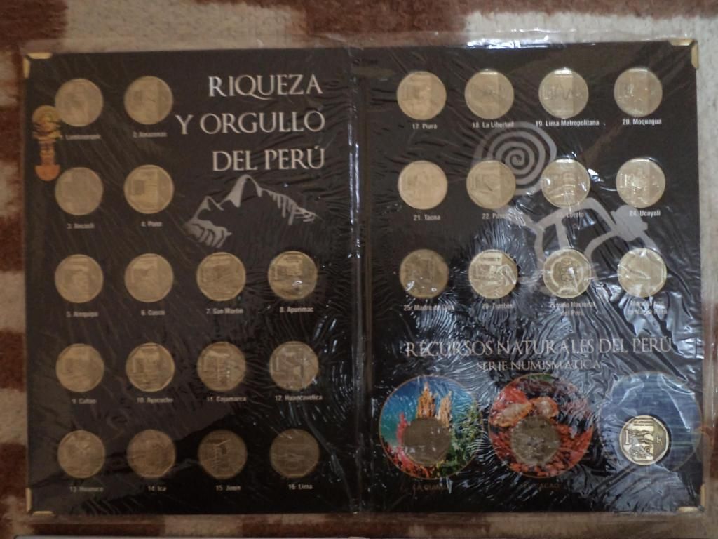 Serie Numismática Riqueza Y Orgullo Del Peru