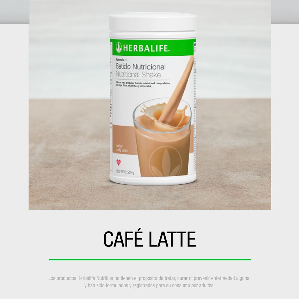 Herbalife Fórmula 1 - Batido Nutricional Café Latte 550 g