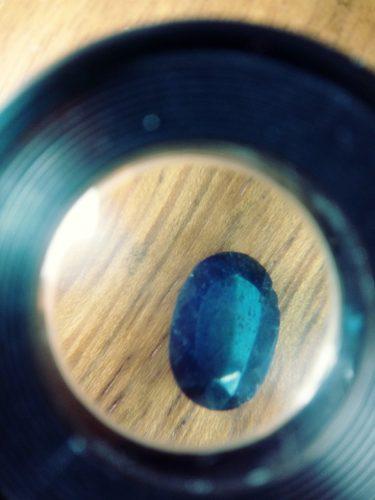 Piedra Zafiro Azul Lechoso Carbocho Ct 6.50 N °19