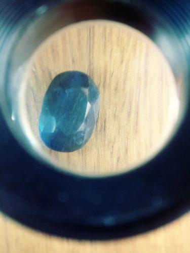 Piedra Zafiro Azul Lechoso Carbocho Ct 7.50 N °006