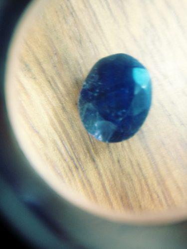 Piedra Zafiro Azul Lechoso Carbocho Ct 9.00 N °13