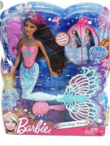 Barbie Sirena Cambio De Color.