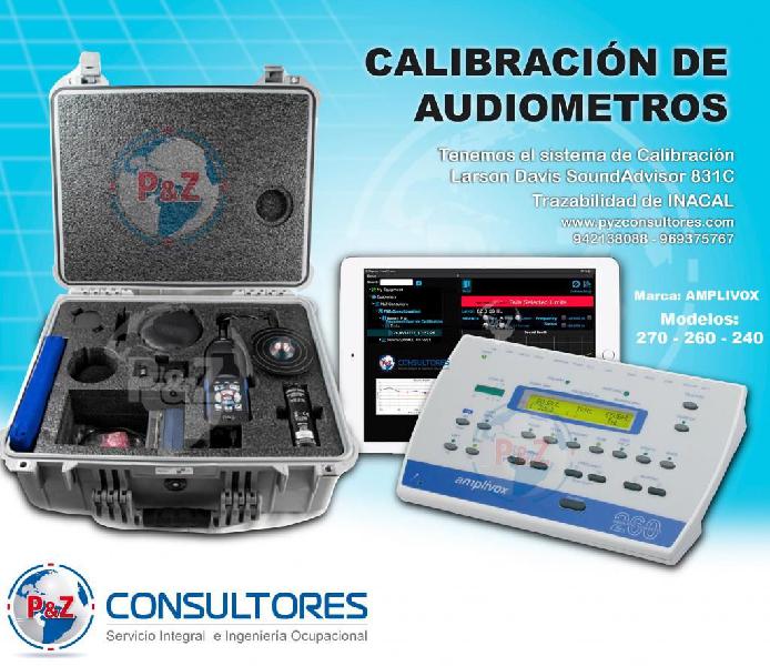 CALIBRACION DE AUDIOMETROS CABINAS AUDIOMETRICAS CALIBRACION