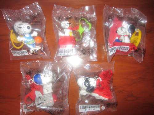 Snoopy Mcdonalds - Set De Colección 5 Figuras 10cm