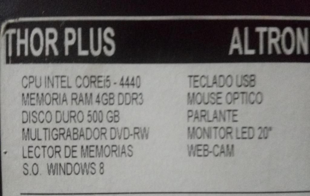 Vendo PC Intel Core 5 4taG
