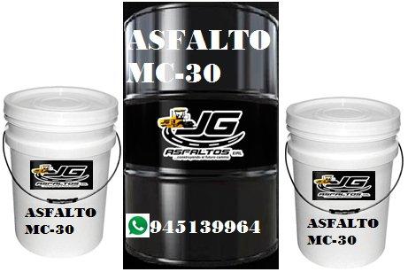 asfalto mc-30 al 100% garantizado en cilindro de 55 galones