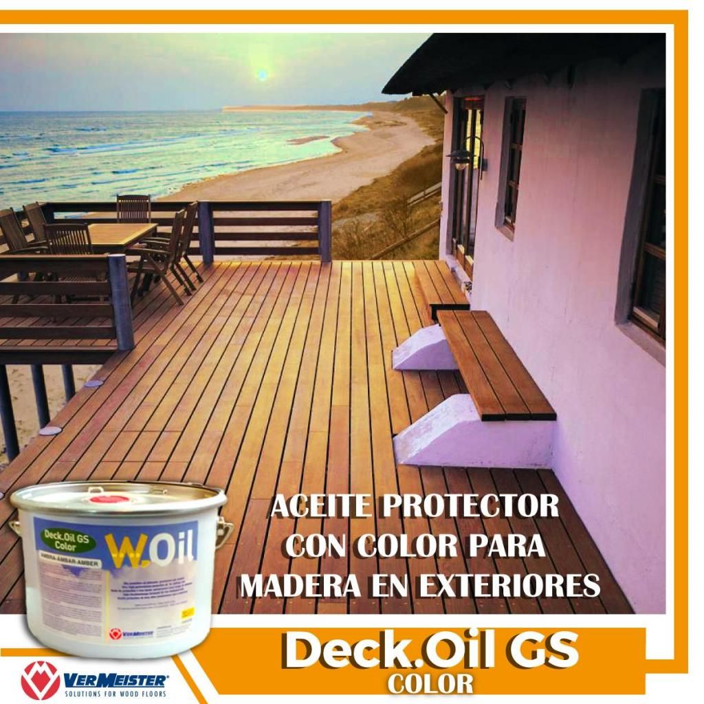 DECK.OIL GS Color ÁMBAR / Aceite protector para pisos de