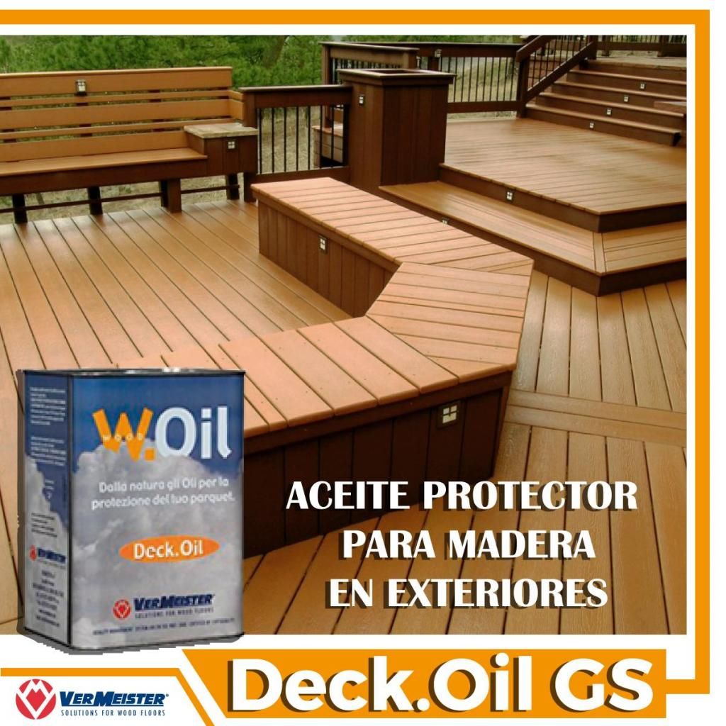 DECK.OIL GS Natural / aceite para pisos de madera exterior