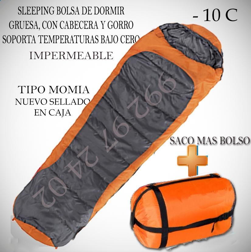 Bolso saco de dormir sleeping Pro de 2.05 kg