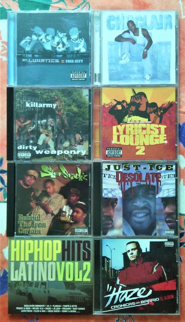 Lote cds de Hip Hop Originales