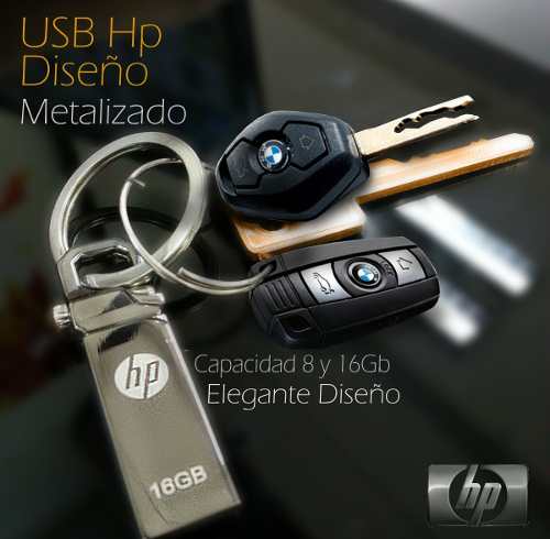 Usb Hp Memoria 16gb 2.0 Flash Drive V250w Metal
