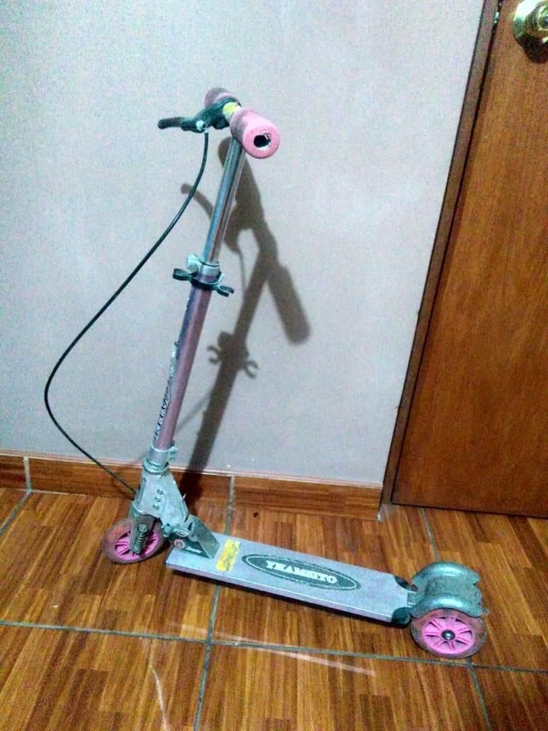 scooter aluminio niña color rosa zona smp