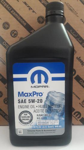 Aceite Para Motor Mopar 5w20 68218890ab