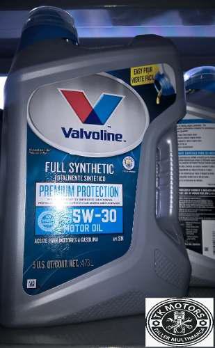 Aceite Valvoline 5w30 Full Sintetico X5lts.