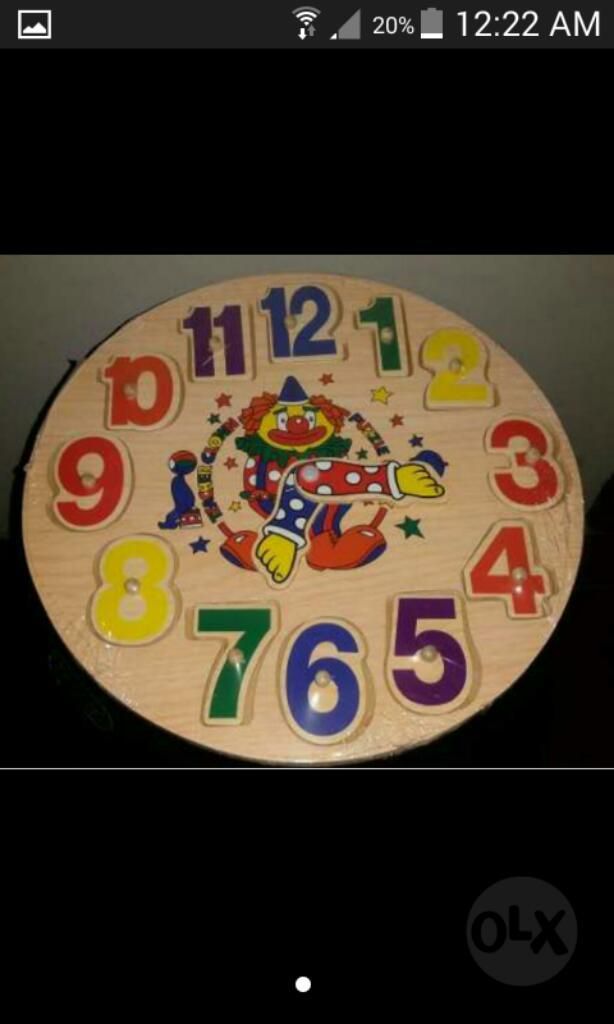 Reloj Didactico para Niños