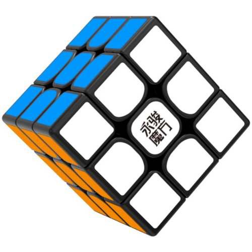 Yj Yulong 3x3 V2 Magnético Negro Cubo Magico De Rubik