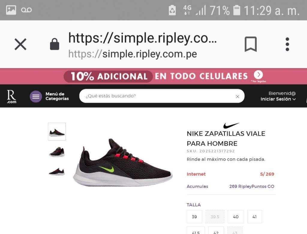 Zapatillas Nike Viale Nuevas Originales