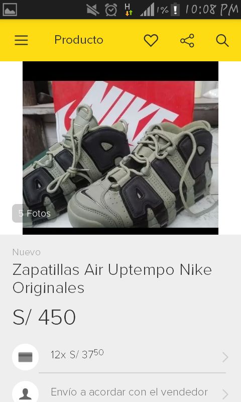 Zapatillas air uptempo