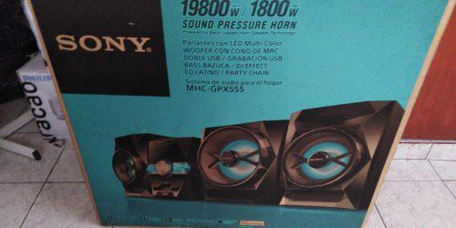 Equipo De Sonido Sony Mhc - Gpx555 Dj Moderno Oferta !!!!!!!