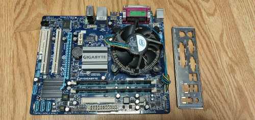 Motherboard Gigabyte Ga-g41m Lga 775 Ddr3 + Core2duo E8500