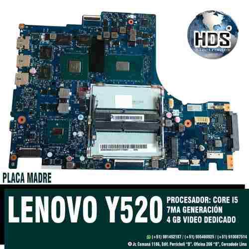 Placa Madre Lenovo Y520 Hds Soluciones
