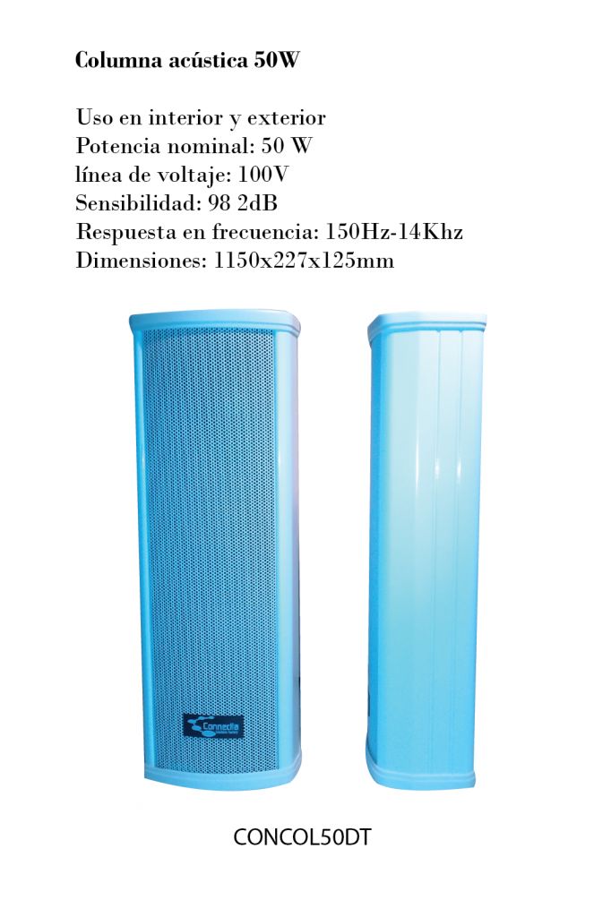 Altavoz de Pared 50w tipo columna