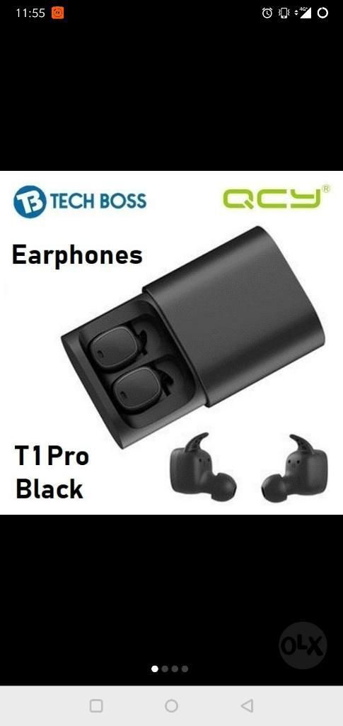 Audífonos Qcy T1 Pro Black Nuevo Remate