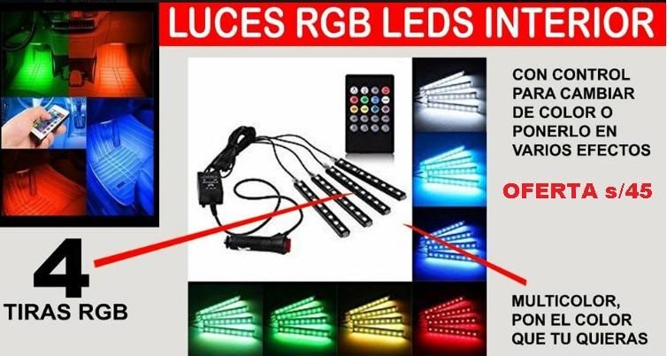 Barras de luces LED Para autos y motos 12 y 24 voltios