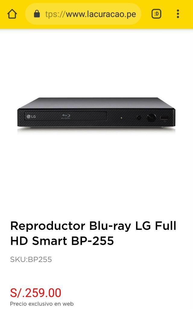 Bluray Lg Bp255 No Sony, Pioneer